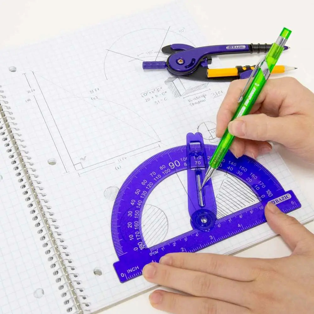 Scale-Arm Compass w/ #2 Wood Pencil – Random Color